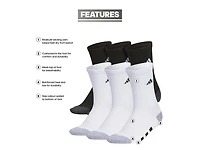 Athletic Cushioned Kids' Crew Socks - 6 Pack