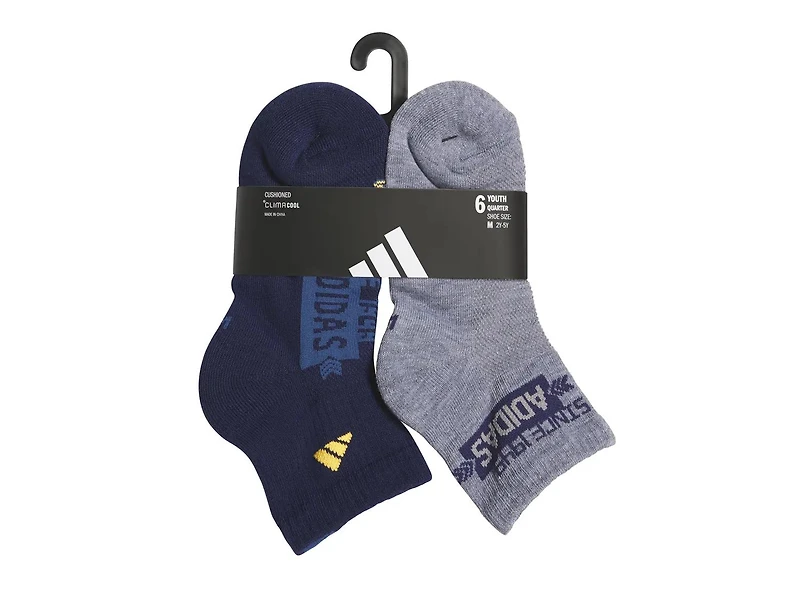 Cushioned Graphic Kids' Crew Socks