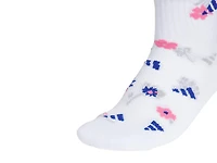 Cushioned Graphic Kids' Quarter Socks - 6 Pack