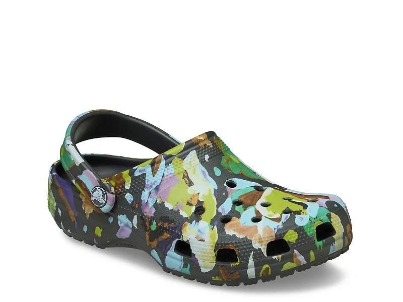 Classic Painted Floral Clog