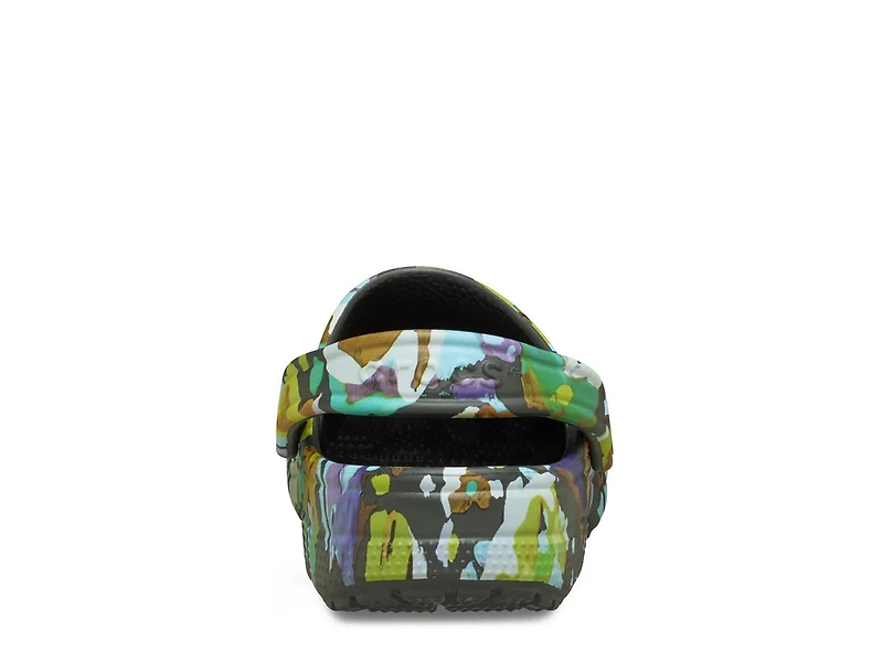 Classic Painted Floral Clog