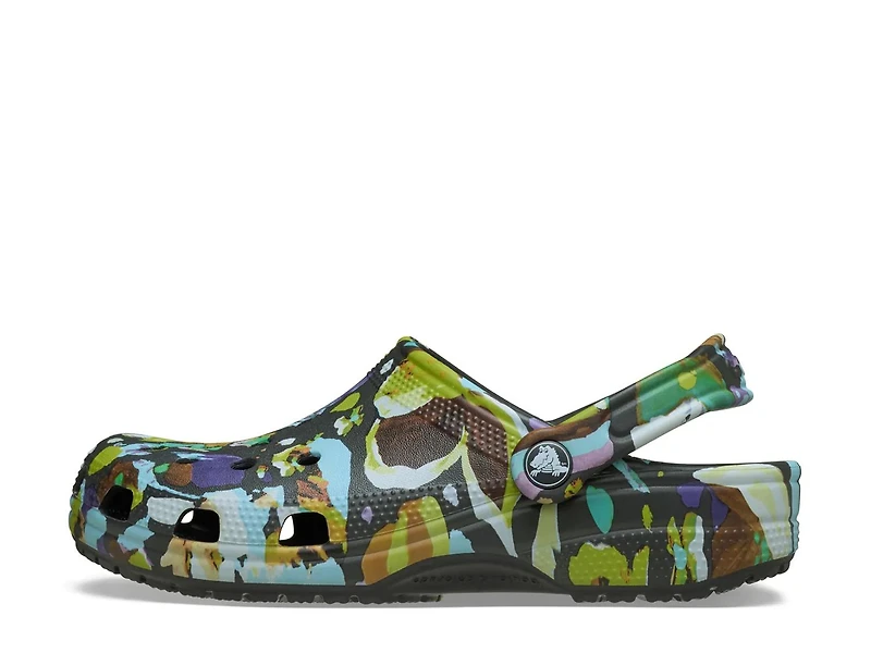 Classic Painted Floral Clog