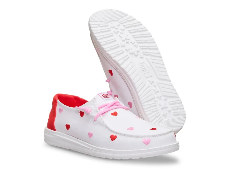 Wendy Embroidered Hearts Slip-On - Women's