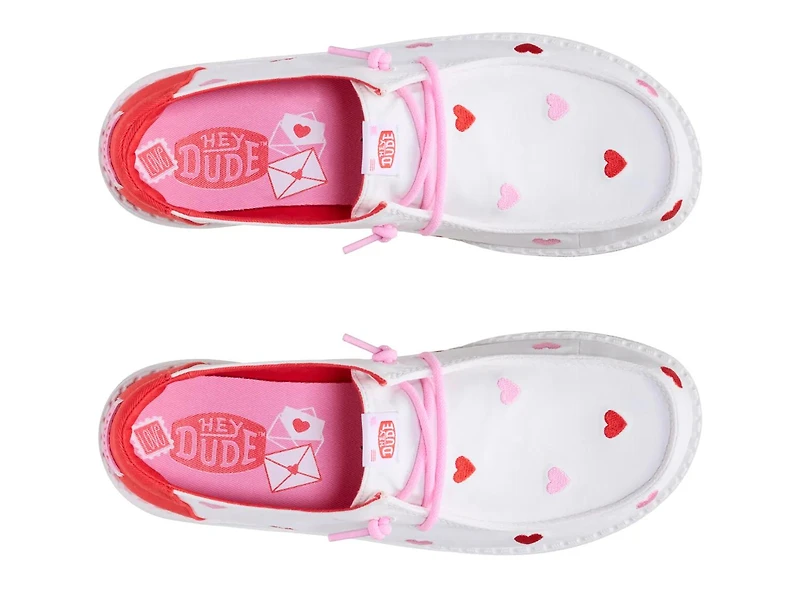 Wendy Embroidered Hearts Slip-On - Women's