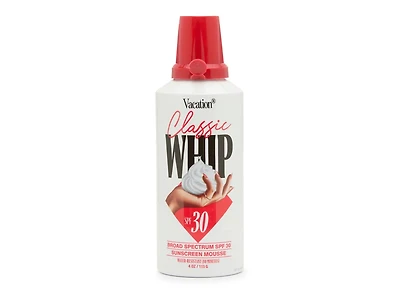 Classic Whip SPF 30 Sunscreen Mousse