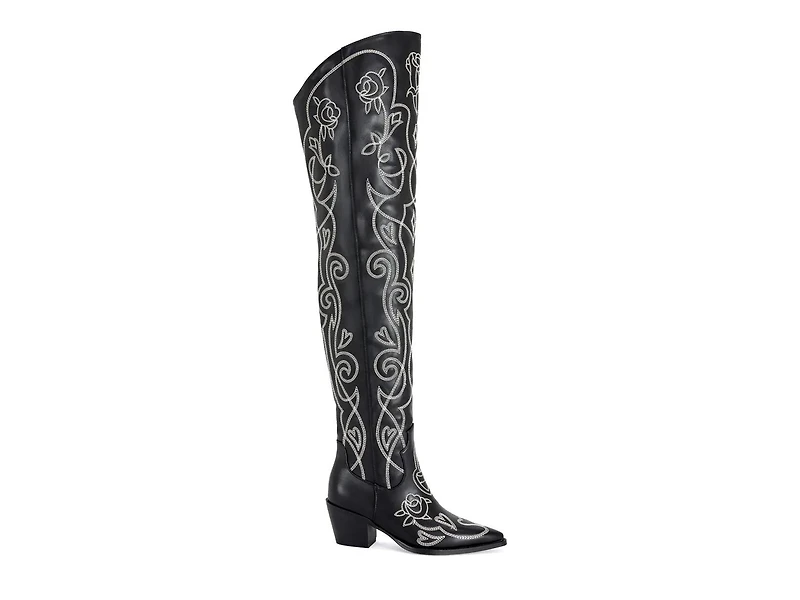 Kess Over-The-Knee Western Boot