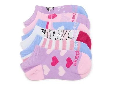 Low Cut Kids' Ankle Socks - 6 Pack