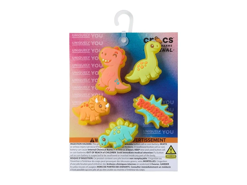 Lights Up Little Dinos Jibbitz Set - 5 Pack