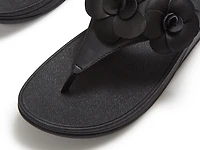 Lulu Flower Wedge Sandal
