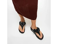 Lulu Flower Wedge Sandal