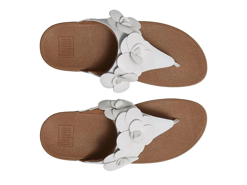 Lulu Flower Wedge Sandal