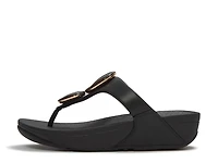 Lulu Marbled Stone Wedge Sandal