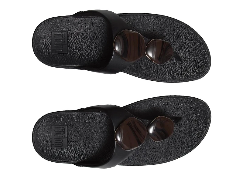 Lulu Marbled Stone Wedge Sandal