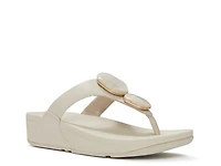 Lulu Marbled Stone Wedge Sandal
