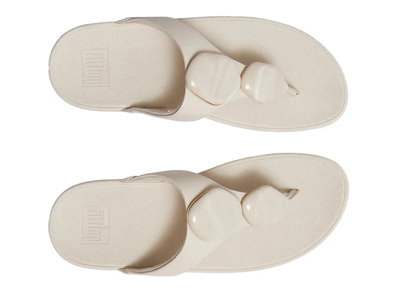 Lulu Marbled Stone Wedge Sandal