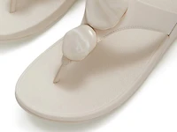 Lulu Marbled Stone Wedge Sandal