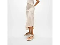 Lulu Marbled Stone Wedge Sandal