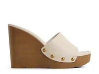 Grounded Wedge Sandal