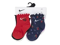 Cherry Kids' Ankle Socks - 6 Pack