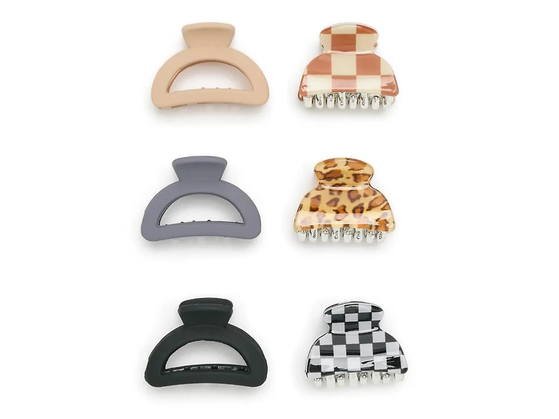 Mini Claw Clips Set - 6 Pack