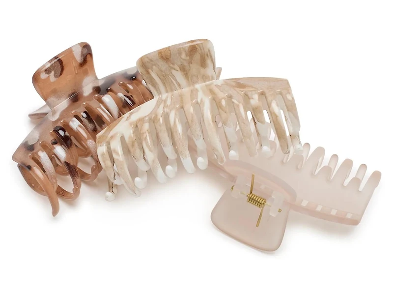 Double Claw Clip Set - 3 Pack
