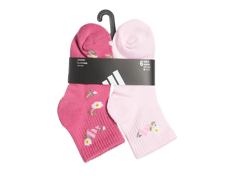 Cushioned Graphic 2.0 Kids' Quarter Ankle Socks