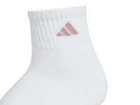 Athletic Cushioned Women's Quarter Ankle Socks - 6 Pack 