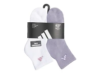 Athletic Cushioned Women's Quarter Ankle Socks - 6 Pack 