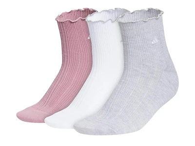 Ruffle Women's Ankle Socks - 3 Pack 