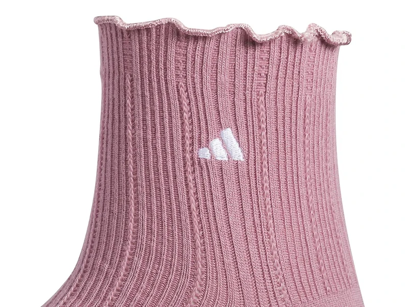 Ruffle Women's Ankle Socks - 3 Pack