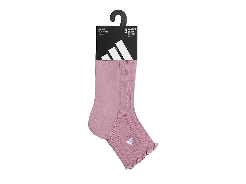 Ruffle Women's Ankle Socks - 3 Pack
