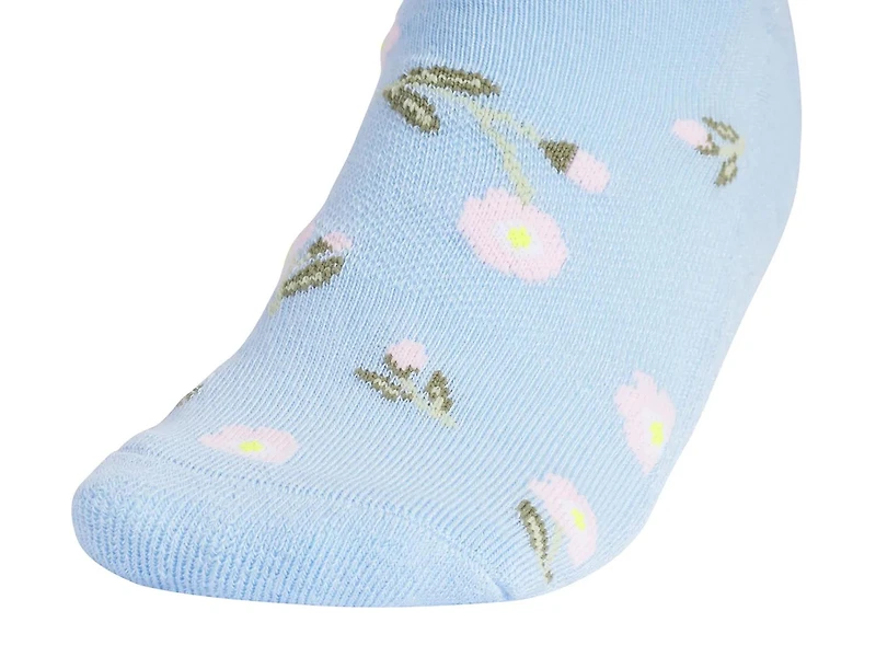 Athletic Cushioned Graphic Women's No Show Socks - 6 Pack