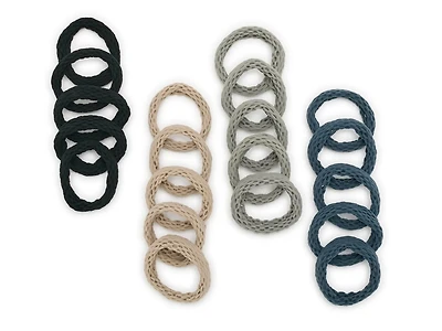 Webbed Hair Tie Set - 20 Pack