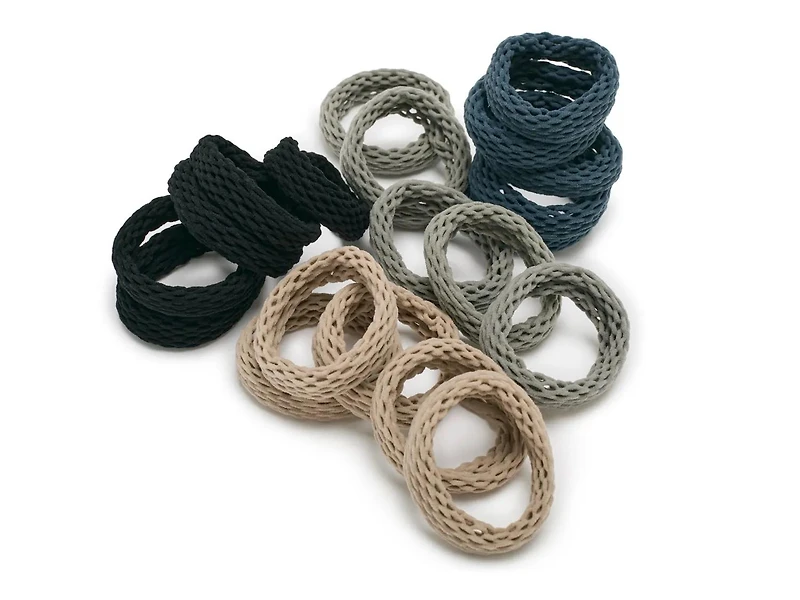 Webbed Hair Tie Set - 20 Pack