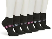 Terry Women's Quarter Crew Socks - 6 Pack
