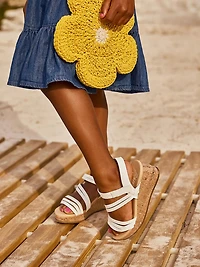 Lemonade Wedge Sandal