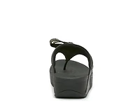 Lulu Glitz Wedge Sandal