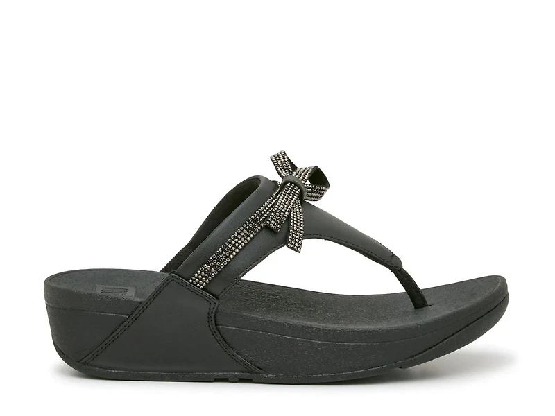 Lulu Glitz Wedge Sandal