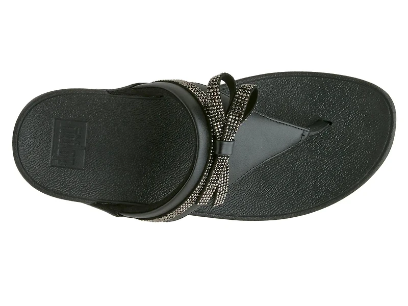 Lulu Glitz Wedge Sandal