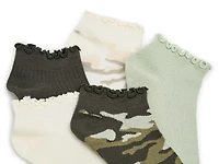 Camo Women's No Show Socks - 5 Pack