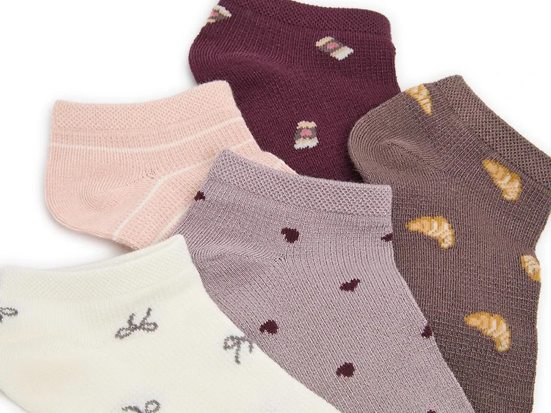 Fall Treats Women's No Show Socks - 5 Pack