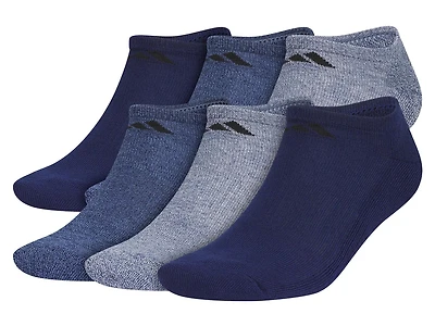 Athletic Cushioned Men's No Show Socks - 6 Pack