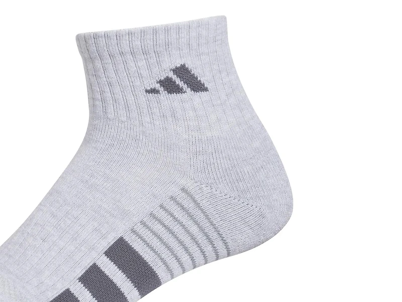 Cushioned 4.0 Men's Quarter Ankle Socks - 3 Pack