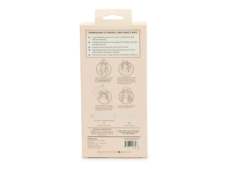 Satin Heatless Curling Set