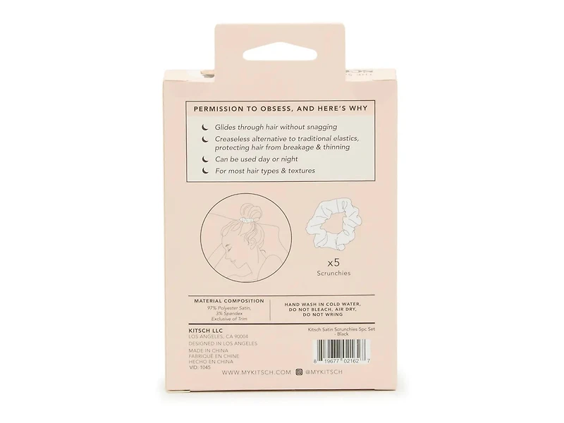 Satin Scrunchie Set - 5 ct.