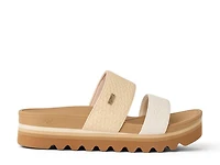 Banded Horizon Hi Platform Sandal