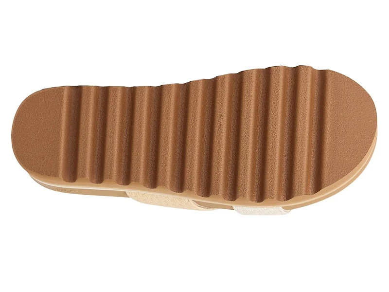 Banded Horizon Hi Platform Sandal