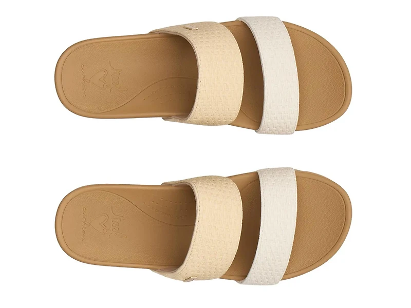 Banded Horizon Hi Platform Sandal