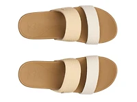 Banded Horizon Hi Platform Sandal