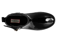 Quilted Gloss Refined Slim Fit Chelsea Rain Boot - Women's